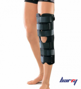 Тутор на коленный сустав с пятью металлическими шинами Barry T-01 (L)